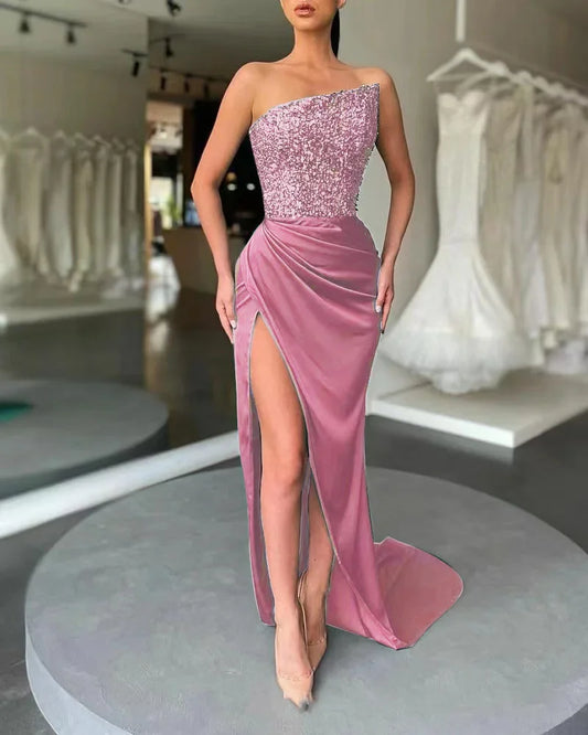 Alluring Mesmerizing Radiant Chic Glamorous Elegant Exquisite Stunning Sophisticated Shimmering Prom Dress