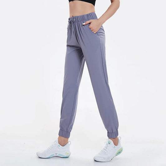 Drawstring Workout Solid Outdoor Thin Jogger Sweatpant